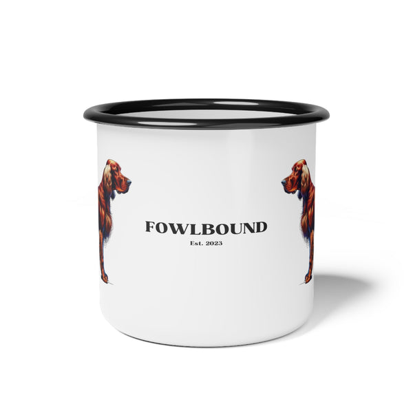 Irish Setter - Enamel Camp Mug - FowlBound