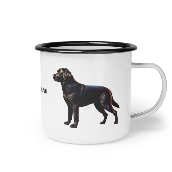 Black Lab - Enamel Camp Mug - FowlBound