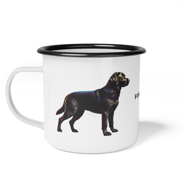 Black Lab - Enamel Camp Mug - FowlBound