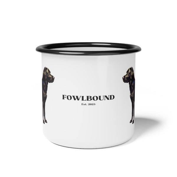 Black Lab - Enamel Camp Mug - FowlBound