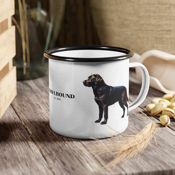 Black Lab - Enamel Camp Mug - FowlBound