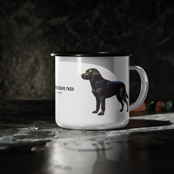 Black Lab - Enamel Camp Mug - FowlBound