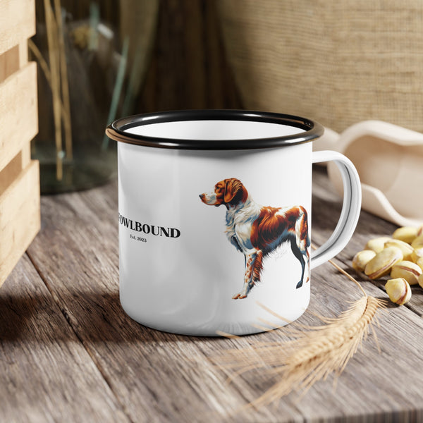 Brittany - Enamel Camp Mug - FowlBound