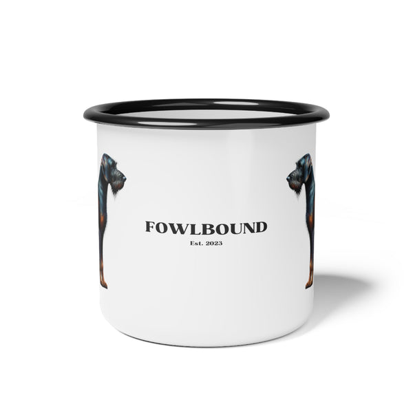 Deutsch Drahthaar - Enamel Camp Mug - FowlBound