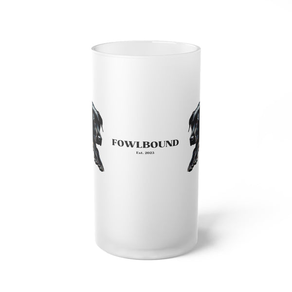 Flying Black Lab - Frosted Beer Mug - FowlBound