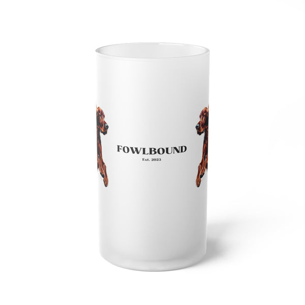 Flying Irish Setter - Frosted Beer Mug - FowlBound