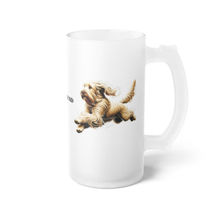 Flying Spinone - Frosted Beer Mug - FowlBound