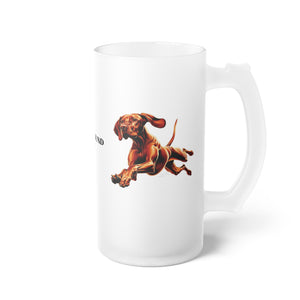 Flying Vizsla - Frosted Beer Mug - FowlBound