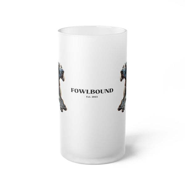 Flying Weim - Frosted Beer Mug - FowlBound