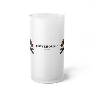 Flying Wirehair - Frosted Beer Mug - FowlBound
