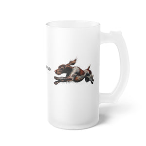 Flying Wirehair - Frosted Beer Mug - FowlBound