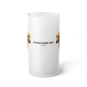 Flying Yellow Lab - Frosted Beer Mug - FowlBound