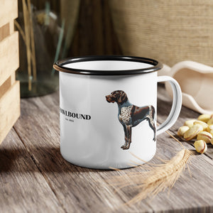 German Shorthair Pointer - Enamel Camp Mug - FowlBound