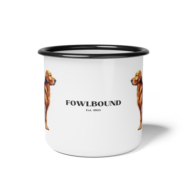 Golden Retriever - Enamel Camp Mug - FowlBound