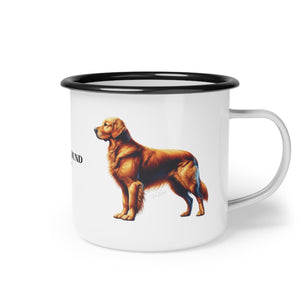 Golden Retriever - Enamel Camp Mug - FowlBound