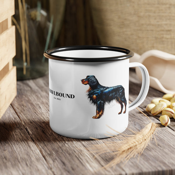 Gordon Setter Enamel - Enamel Camp Mug - FowlBound