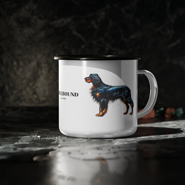 Gordon Setter Enamel - Enamel Camp Mug - FowlBound