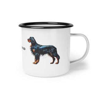 Gordon Setter Enamel - Enamel Camp Mug - FowlBound