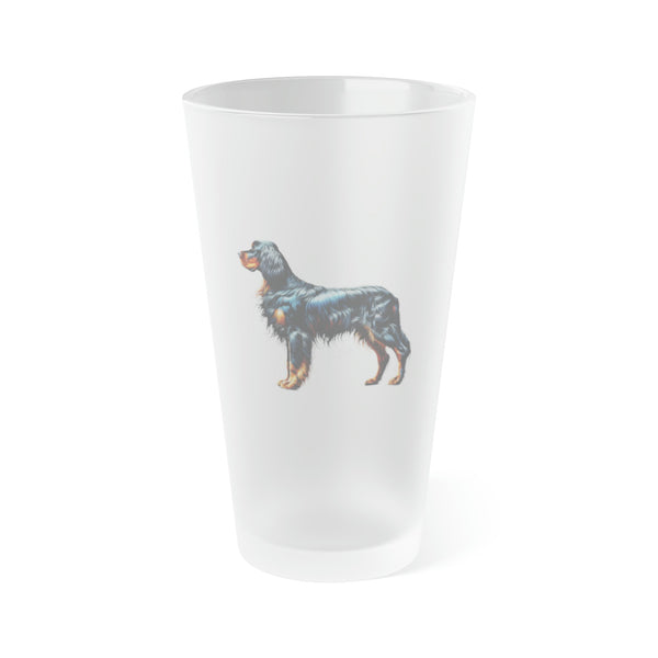 Gordon Setter - Frosted Pint Glass - FowlBound