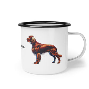 Irish Setter - Enamel Camp Mug - FowlBound