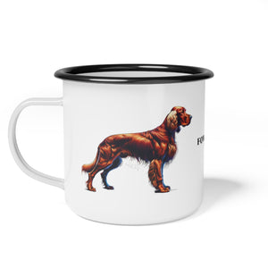 Irish Setter - Enamel Camp Mug - FowlBound