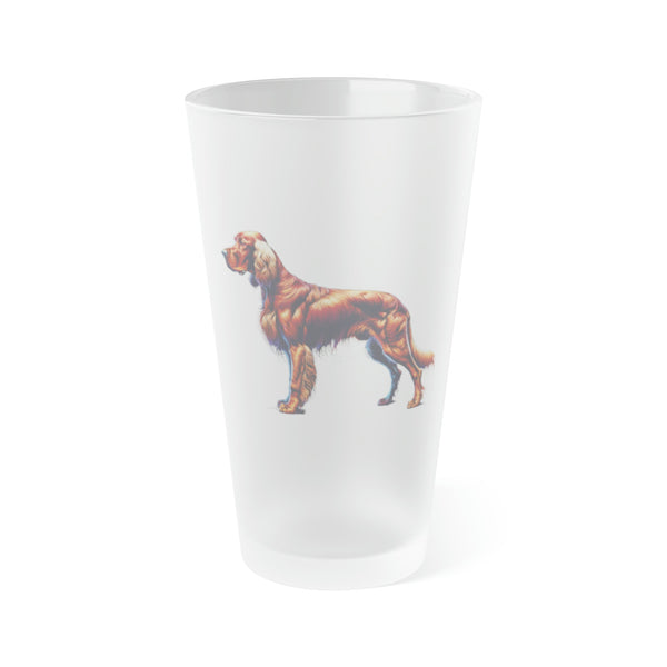 Irish Setter - Frosted Pint Glass - FowlBound