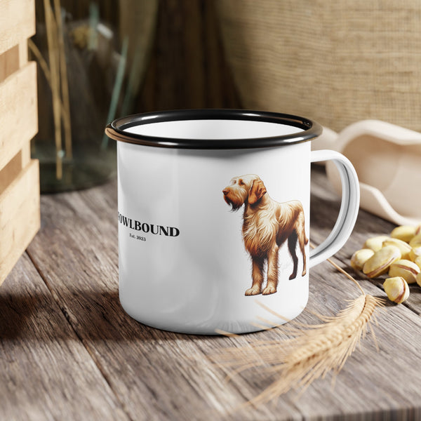 Italian Spinone - Enamel Camp Mug - FowlBound