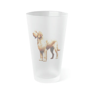 Italian Spinone - Frosted Pint Glass - FowlBound