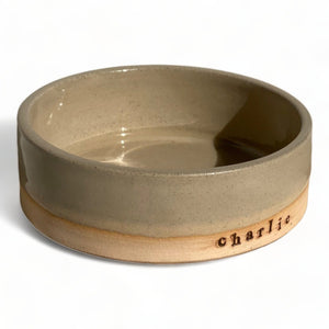 Personalized Ceramic Dog Bowl - FowlBound