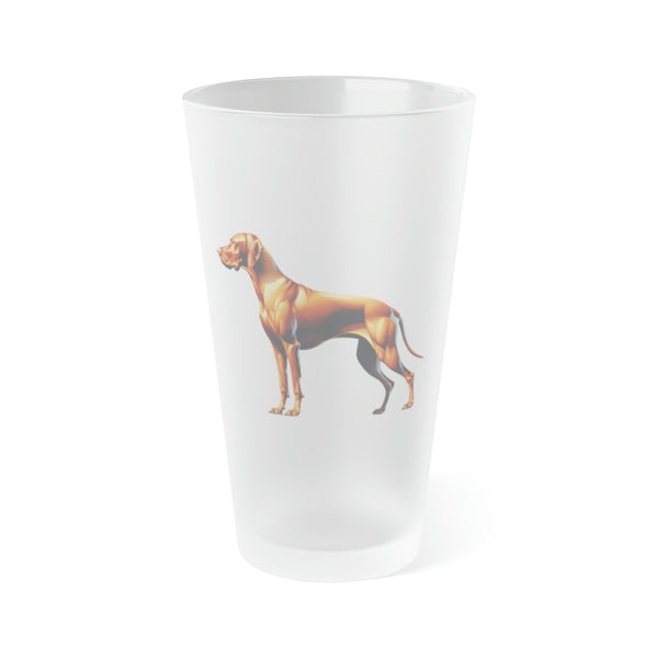 Vizsla - Frosted Pint Glass - FowlBound