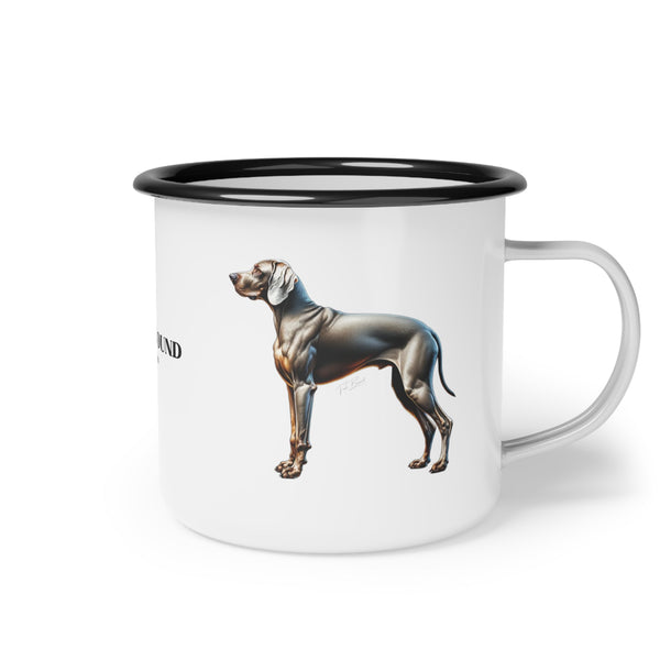 Weimaraner - Enamel Camp Mug - FowlBound