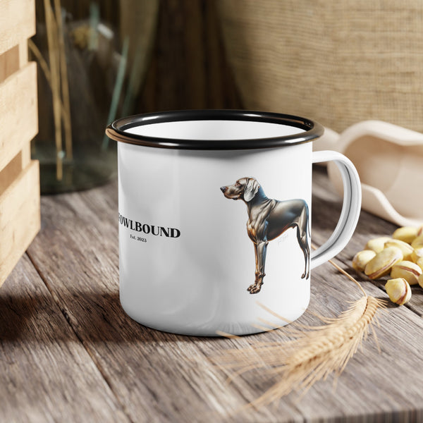 Weimaraner - Enamel Camp Mug - FowlBound