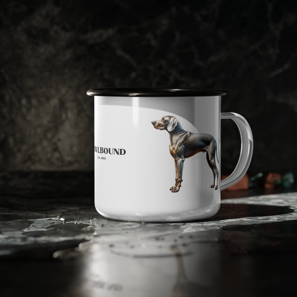 Weimaraner - Enamel Camp Mug - FowlBound