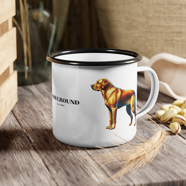 Yellow Lab - Enamel Camp Mug - FowlBound