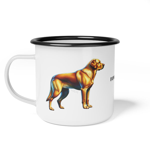 Yellow Lab - Enamel Camp Mug - FowlBound