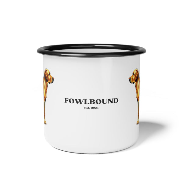 Yellow Lab - Enamel Camp Mug - FowlBound